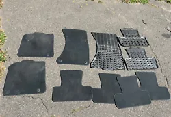 Up for sale is a set of carpet OEM Audi Q5 Floor mats 2009-2017/ & 3 of the 4 rubber OEM Mats. These all fit the...