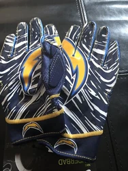 Nike Superbad 4.5 Adult XL Chargers Football Receiver Gloves. Brand NewBrand new w Nike backing card attached Smoke...