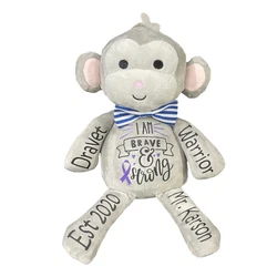 You can get it in a boy version with a handmade bow tie or the female version with the handmade bow. You may also opt...