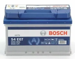 Bosch S4 E07 AGM / EFB start-stop Robuste, est adaptée aux véhicules équipés de la fonction Start & Stop avec...