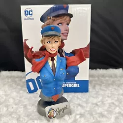 DC Comics Bombshells Supergirl Bust Statue. Based on the art of EMANUELA LUPACCHINO Sculpted by JACK MATHEWS Its a new...