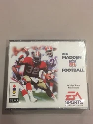 Jhon Madden Football 3DO Panasonic Neuf sous blister. envoi rapide soigné.