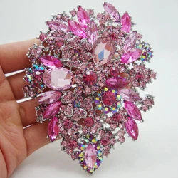 Material:Alloy, Austrian Crystal, Rhinestone. Main Color:Pink. Its a great jewelry to highlight your beauty and will...