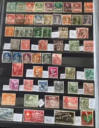 Un lot de timbres Suisse oblitérés 