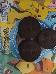 3 pokemon cookies rare mew 3 for the price of one.