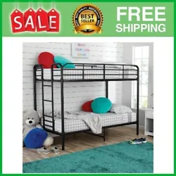 This bunk bed is a smart choice for kid bedrooms, spare bedrooms, or bedrooms with limited space. Kids will love the...