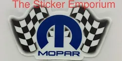 MOPAR STICKER CHECKERED FLAG LOGO TOOL CHEST GARAGE MECHANIC TOOL BOX DECAL These stickers are high quality and made by...