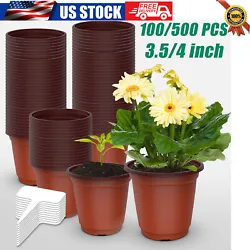 Widely Used: These mini plastic pots, nursery pots are perfect for starting seedlings, or transplanting seedlings from...