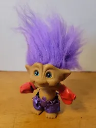 VINTAGE AMETHYST BOXING TROLL DOLL FIGURE as pictured. Acquired from a recent estate clean out, some age/ use wear....