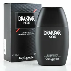 DRAKKAR NOIR by Guy Laroche Cologne 3.4 oz (100 ml) New in Box. SIZE: 3.4 fl oz. CONDITION: New. Testers for Her....
