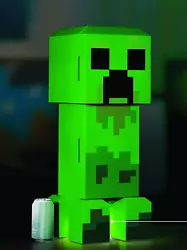 Minecraft 18053 Green Creeper Body 12 Can Mini Fridge 8L 2 Door Ambient Lighting 25.2