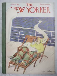 The New Yorker MAR 7, 1931. H. E. Hokinson Cover. This Is The Complete Magazine. GOOD Condition. Does Not Affect The...