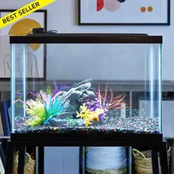 Instantly brighten up your tank with the Aqua Culture 20/55 Gallon Fish Tank Hood with LED Light. The LED bulb is long...
