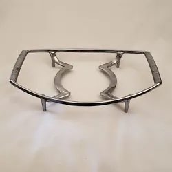 Vintage Corning Ware Metal Trivet Serving Stand Cradle P-11 M-1 Casserole Holder. Used condition with dirt, stains,...