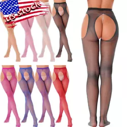 Cutout and crotchless design pantyhose, makes you more alluring to your lover. Closed toes, crotchless design....