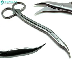 Heath Scissors S-Shaped Curved 6”, Working End 1.5”, Net Weight 1.89 oz.: Heath scissors are easily distinguishable...