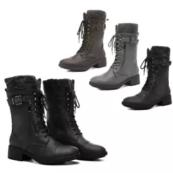 ♢ Mid Calf. Military-inspired combat boot with built in pocket wallet for keys, credit cards and cash. Rubber TPR...