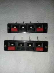 Akai AA-1135 Stereo Receiver speaker Jacks  set of 2 may fit others. Shipped with USPS First Class.