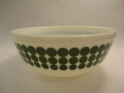 Please note the bowl has some wear from age and use.  There are no chips or cracks, but the interior bottom has some...