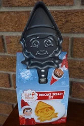 Pancake Skillet set. Fun for the Elf on the Shelf lover! Best by date on mix as shown.
