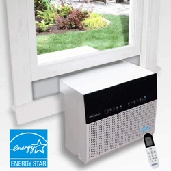 TheSoleus Air 6,000 BTU Saddle Window Air Conditioner w/ Energy Star is an industry-exclusive technology. This smart...