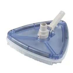 This clear view vacuum has triangular shaped, weighted see-thru design. Cleans corners easily with protective vinyl...