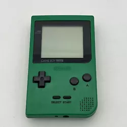 NINTENDO - Gameboy Pocket verte - game boy pocket. vendu sans cache piles et sans piles