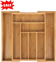 Our drawer organizer is built from sturdy, 100 percent eco-friendly bamboo. No matter where you choose to use it, our...