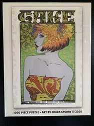 Chuck Sperry Cake Poster Puzzle. Shipped with USPS Priority Mail.