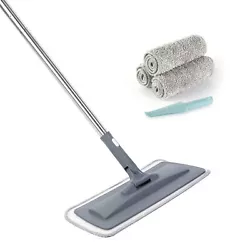 WET DRY CLEAN: This mop can be used for both dry and wet wiping. Dry wipe attracts dirt, dust and hair, while wet use...