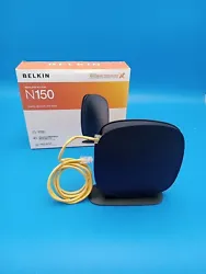 Belkin N150 Wireless Router, With Plug. Excellent Condition.. Shipped with USPS Ground Advantage.