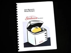 New paper copies of the instructions and recipes for Sunbeam and Oster bread makers. Sunbeam / Oster. Bread Maker...