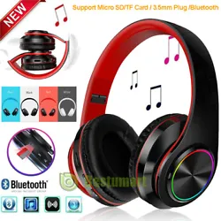 Wireless Headphones Bluetooth Headset Noise Cancelling Over Ear With Microphone. Ultra long battery life. Built in...