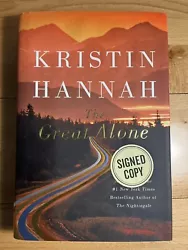 SIGNED: The Great Alone, Kristin Hannah (2018, Hardcover, FIRST ED.). - VERY GOOD.