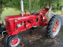 farmall C tractors for sale,Farm Tractor, t.New starter, New alternator, Good rubber, 12 volt system. 3 pt hitch, PTO. 