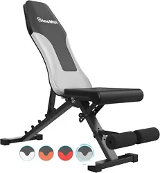 Suitable for a variety of fitness sports With the SincMill weight bench you can perform seated dumbbell concentration...