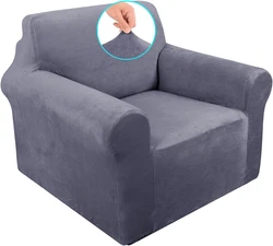 Velvet Chair Covers Recliner Chair Cover Stretch Couch Cover Furniture Protector Sofa Slipcovers Couch Cover for Dogs...
