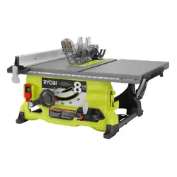 RYOBI introduces the 13 Amp 8-1/4 in. Table Saw. This table saw is lightweight and easy to use, making it a great...