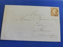 Yvert N21 cachet à date T15 Selle sur cher 3 février 1868