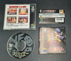 Gowcaizer- SNK Neo Geo CD. Jeu Gowcaizer pour SNK Neo Geo CD NTSC-J JAP vendu dans son boîtier avec sa notice...