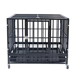 Each bar is firmly welded to ensure the strongest sturdy construction. Double-door design with one in front and the...