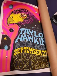 Taylor Hawkins Tribute Concert Poster SOLD OUT 2022 Foo Fighters Poster.