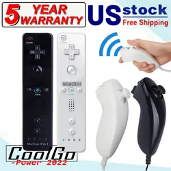 With or without 1/ 2X Nunchuck. Wii Remote with Wii Motion Plus Built in Already. All built-in to a single unit....