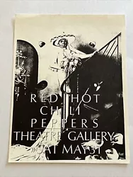 Red Hot Chili PeppersTheatre Gallery, Dallas, TexasMay 31, 198611 x 14 1/4 inchesThis original first printing poster...
