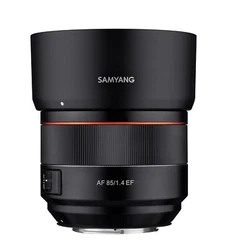 The Samyang AF 85mm F1.4 lens is designed for optimal quality imaging with the most advanced Canon Full Frame image...