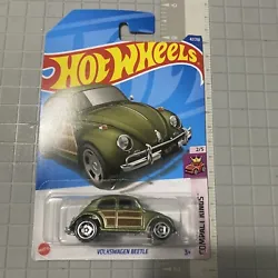 Hot Wheels Volkswagen Beetle Compact Kings Diecast 164 Scale Green. Condition is New. Shipped with USPS Ground...