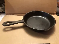 6.5 Inch Cast Iron Skillet Marked “Korea” And “Classic”. Some surface rust from improper storage. Otherwise...