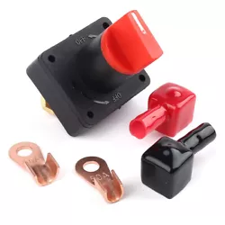 Battery Switch Car Van Truck Boat Power Disconnect On Off Rotary Isolator 300A. 2-Position: ON and OFF positions. Wide...