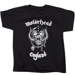 T-Shirt Musique Manches CourtesMOTÖRHEAD - England. - T-Shirt Pour Enfant Unisex. Matière : 100% Coton.