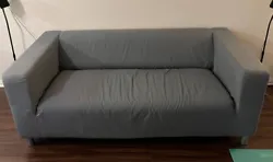 IKEA Loveseat couch. Loveseat Sofa Small Couch - Gray - Removable / Washable Cover. Gray, removable and washable fabric...